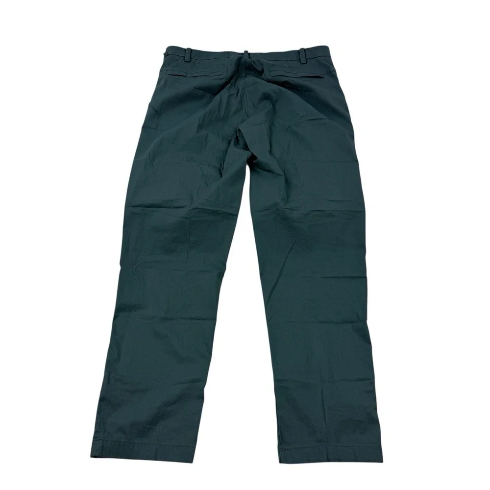 Lululemon Mystic Green Cotton Commission Pants Wind Resistant Reflective 34x30 - Picture 2 of 6